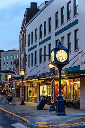 Morning Street Scene, Juneau, Alaska, AC-111