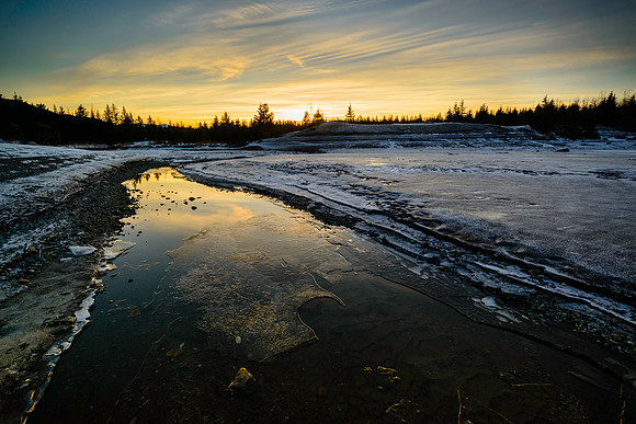 Steep Creek Dusk, AK-L-115