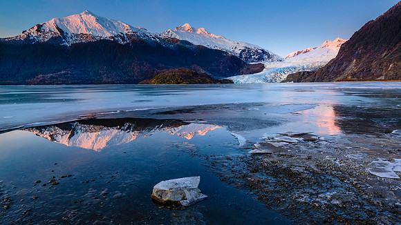 Mendenhall Dusk, AK-L-118
